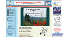 Desktop Screenshot of christliche-gedichte.de