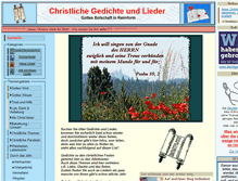 Tablet Screenshot of christliche-gedichte.de